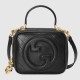 Gucci Blondie Top Handle Bag Black Leather