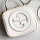 Gucci Blondie Top Handle Bag White Leather