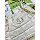 Gucci Deco Medium Tote Bag White Leather