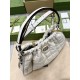 Gucci Deco Medium Tote Bag White Leather