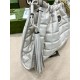 Gucci Deco Medium Tote Bag White Leather