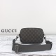 Gucci Ophidia Gg Mini Bag Grey And Black Supreme