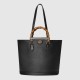 Gucci Diana Medium Tote Bag Black Leather