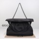 Gucci Blondie Medium Tote Bag Black Leather