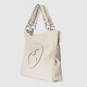 Gucci Blondie Medium Tote Bag White Leather