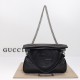 Gucci Blondie Small Tote Bag Black Leather