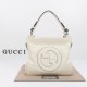 Gucci Blondie Small Tote Bag White Leather