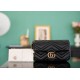 Gucci Gg Marmont Mini Bag Black Leather