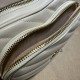 Gucci Interlocking G Mini Heart Shoulder Bag White Leather