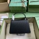 Gucci Dionysus Mini Top Handle Bag Black Leather