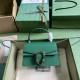 Gucci Dionysus Mini Top Handle Bag Dark Green Leather