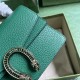 Gucci Dionysus Mini Top Handle Bag Dark Green Leather