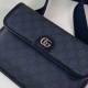 Gucci Ophidia Gg Small Belt Bag Blue And Black Supreme