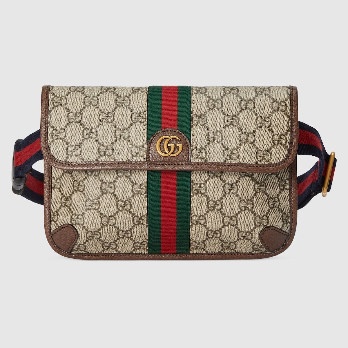 Gucci Ophidia Gg Small Belt Bag Beige And Ebony Supreme