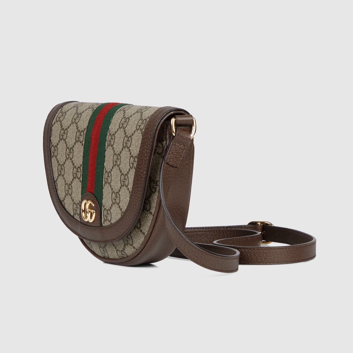 Gucci Ophidia Mini Gg Shoulder Bag Beige And Ebony Supreme