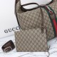 Gucci Jackie 1961 Medium Crossbody Bag Beige And Ebony Supreme