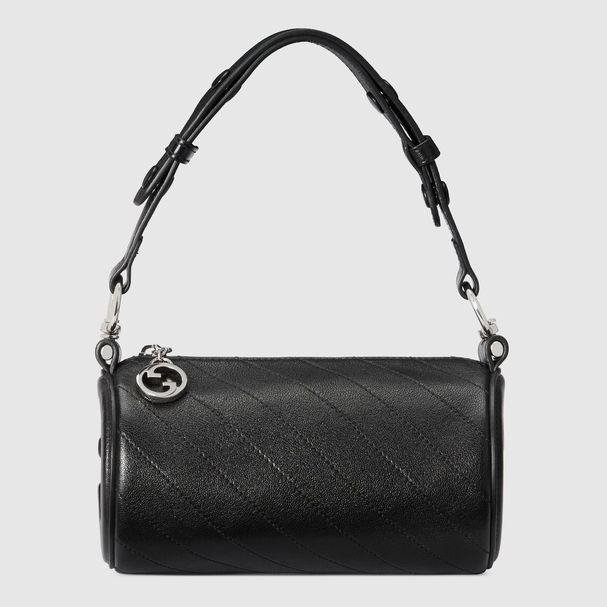 Gucci Blondie Mini Shoulder Bag Black Leather