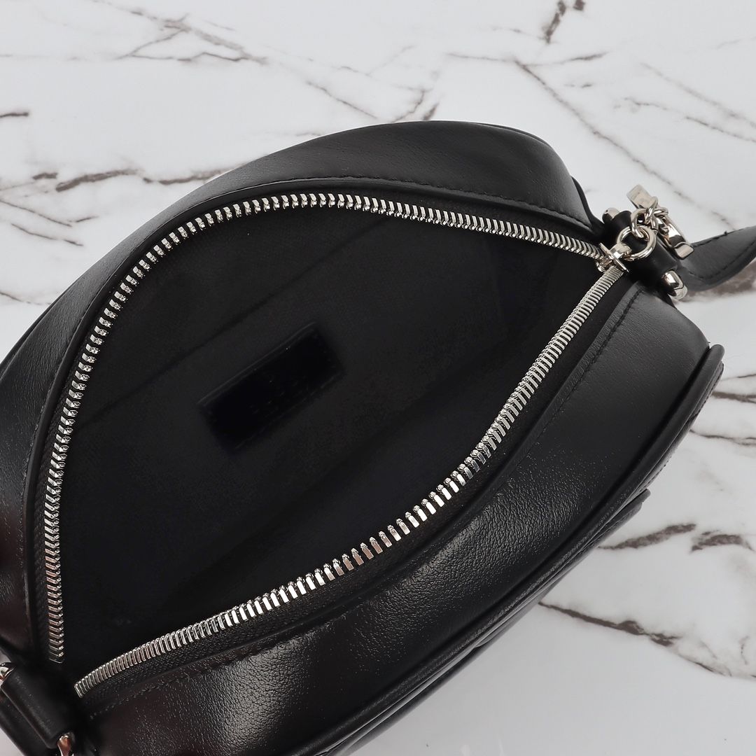 Gucci Blondie Mini Shoulder Bag Black Leather