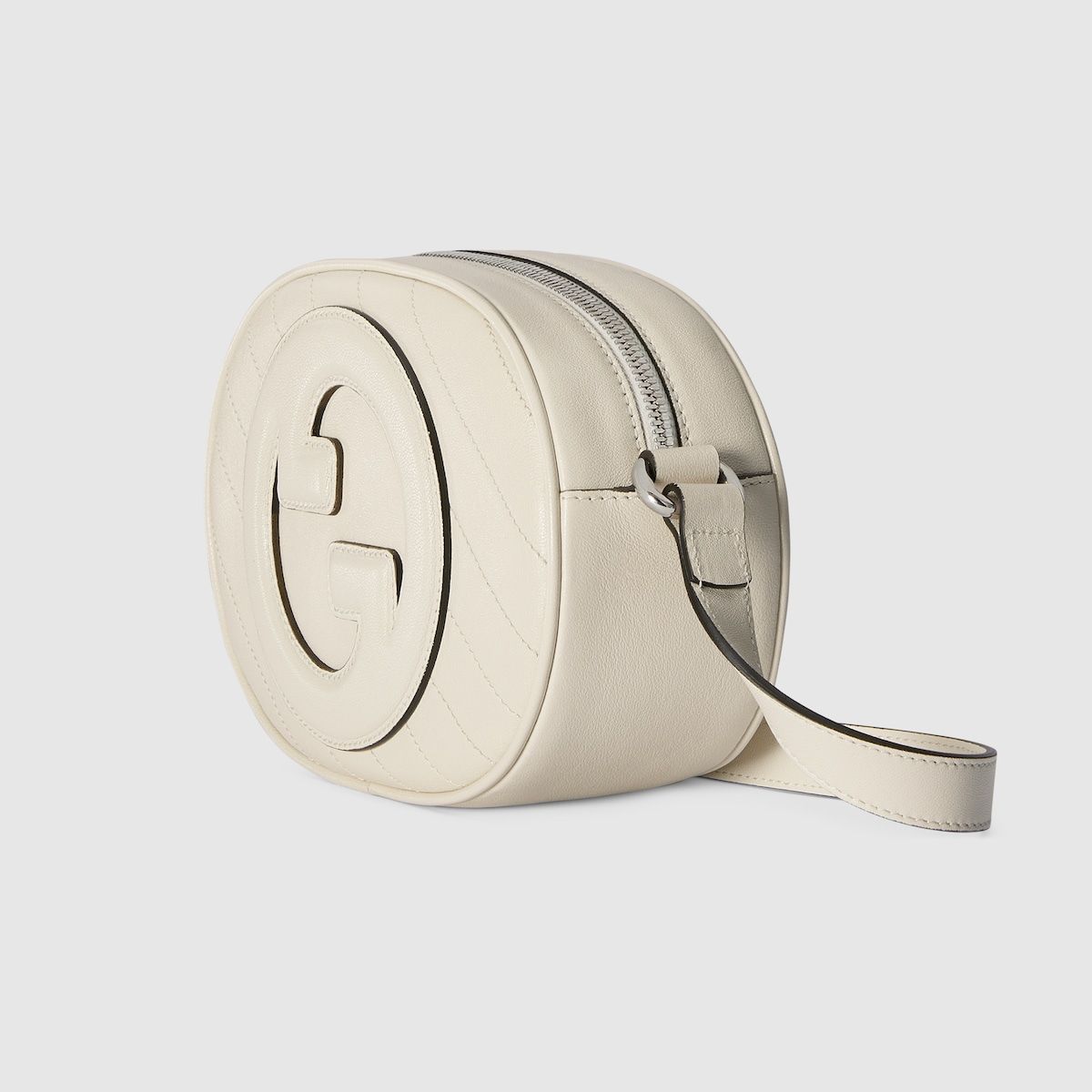 Gucci Blondie Mini Shoulder Bag White Leather