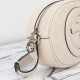 Gucci Blondie Mini Shoulder Bag White Leather