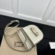 Gucci Horsebit 1955 Mini Rounded Bag White Leather