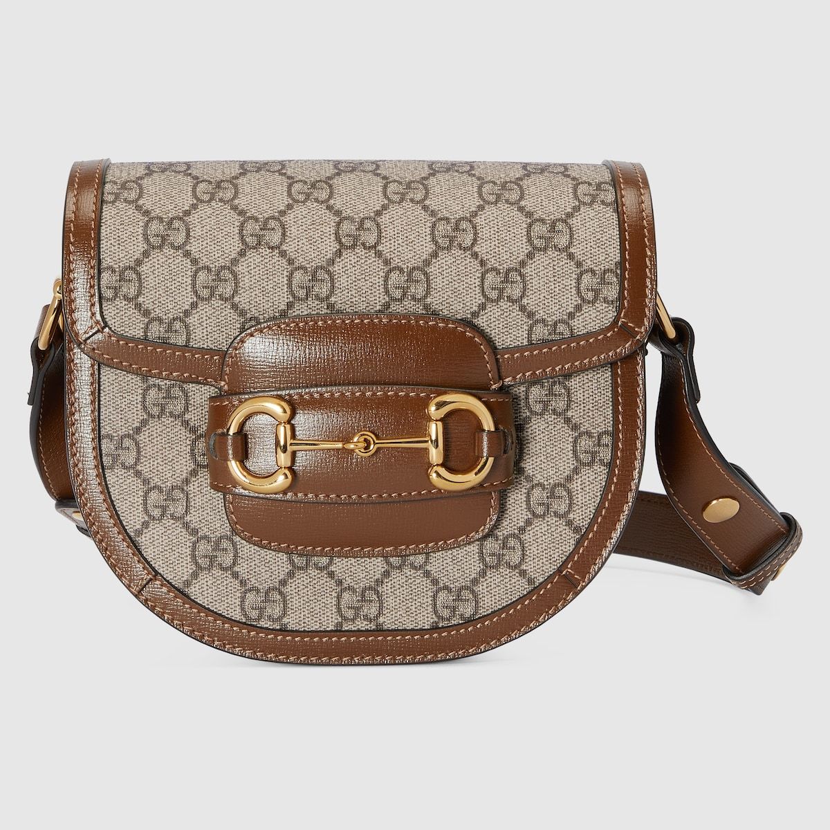 Gucci Horsebit 1955 Mini Rounded Bag Gg Supreme