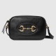 Gucci Horsebit 1955 Small Shoulder Bag Black Leather