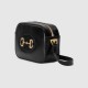 Gucci Horsebit 1955 Small Shoulder Bag Black Leather