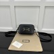 Gucci Horsebit 1955 Small Shoulder Bag Black Leather