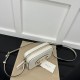 Gucci Horsebit 1955 Small Shoulder Bag White Leather