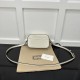 Gucci Horsebit 1955 Small Shoulder Bag White Leather