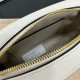 Gucci Horsebit 1955 Small Shoulder Bag White Leather