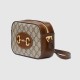 Gucci Horsebit 1955 Small Shoulder Bag Beige And Ebony Supreme