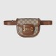 Gucci Horsebit 1955 Rounded Belt Bag Beige And Ebony Supreme