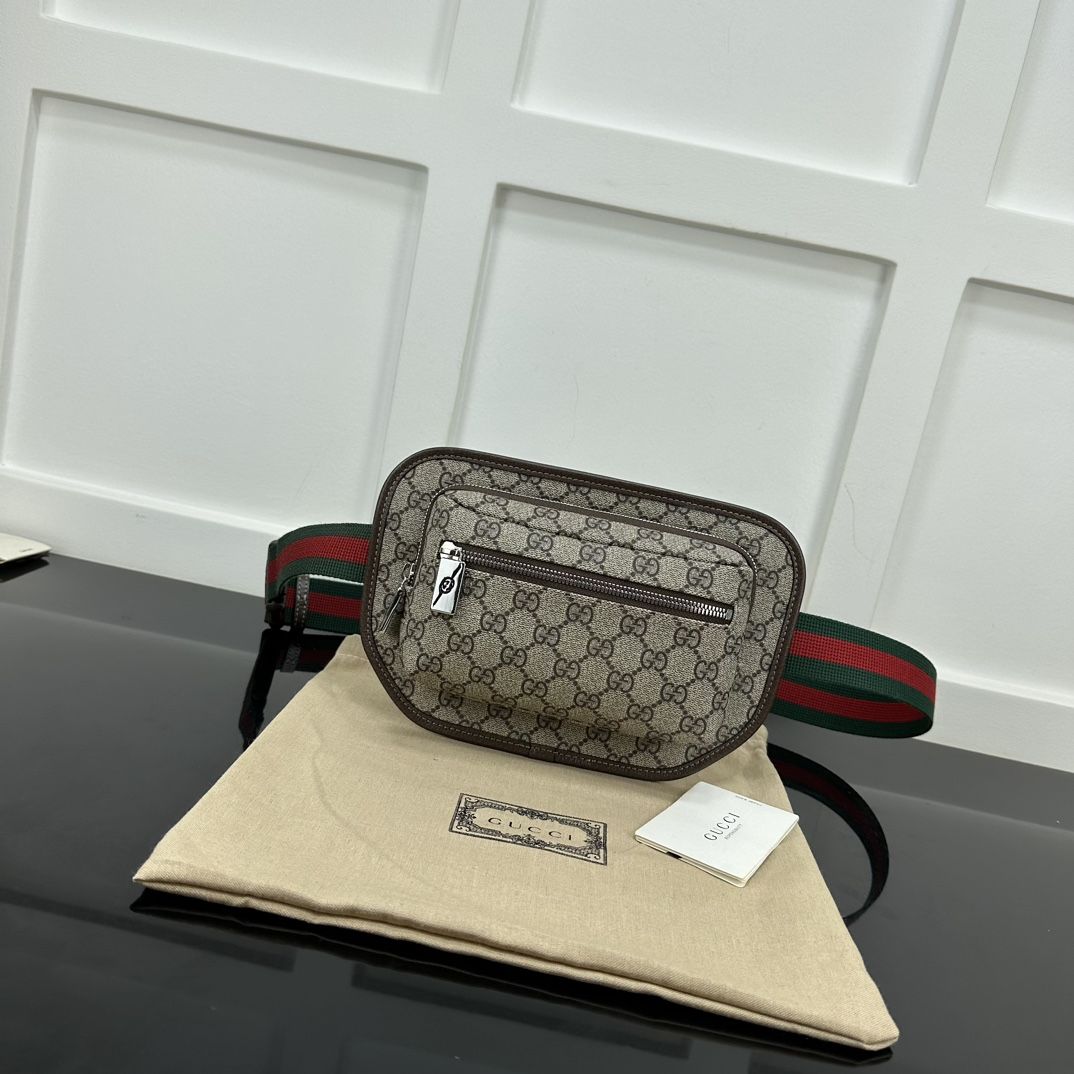 Gucci Gg Belt Bag Beige And Ebony Gg Supreme