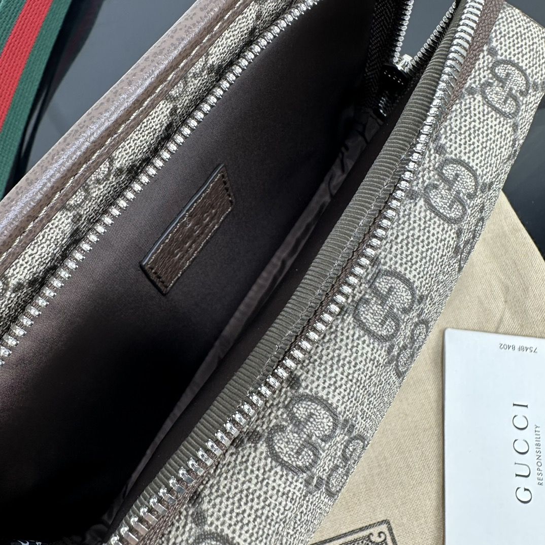 Gucci Gg Belt Bag Beige And Ebony Gg Supreme