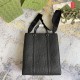 Gucci Jumbo Gg Medium Tote Bag Black Leather