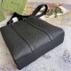 Gucci Jumbo Gg Medium Tote Bag Black Leather