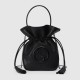 Gucci Blondie Mini Bucket Bag Black Leather