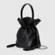 Gucci Blondie Mini Bucket Bag Black Leather