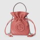 Gucci Blondie Mini Bucket Bag Pink Leather