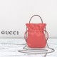 Gucci Blondie Mini Bucket Bag Pink Leather