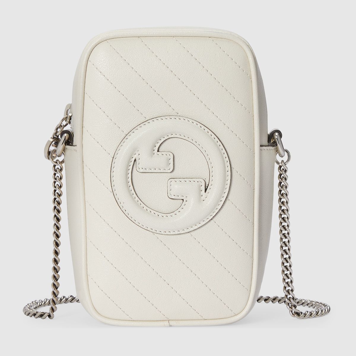 Gucci Blondie Mini Bag White Leather