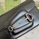 Gucci Horsebit 1955 Shoulder Bag Black Leather