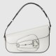 Gucci Horsebit 1955 Small Shoulder Bag White Leather