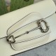 Gucci Horsebit 1955 Small Shoulder Bag White Leather