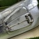 Gucci Horsebit 1955 Small Shoulder Bag Metallic Silver Leather