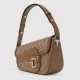 Gucci Horsebit 1955 Small Shoulder Bag Beige And Ebony