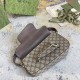 Gucci Horsebit 1955 Small Shoulder Bag Beige And Ebony Gg Supreme