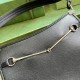 Gucci Horsebit Slim Small Shoulder Bag Black Leather